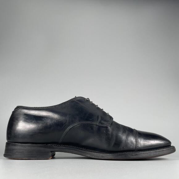 Brooks Brothers Men\'s Size 10 E Black Leather Cap Toe Oxfords Dress Shoes GUC main image 7